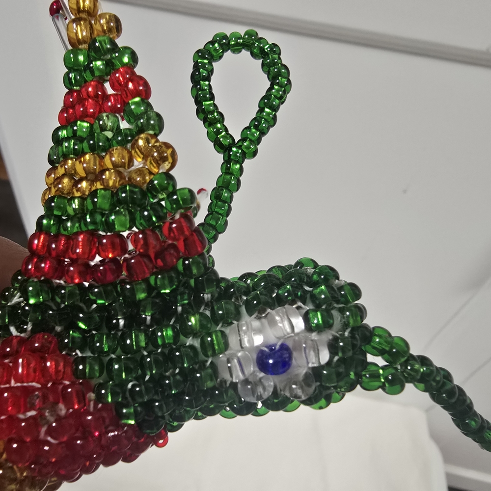 Colorful Beaded Hummingbird Keychain - Picture 14 of 14